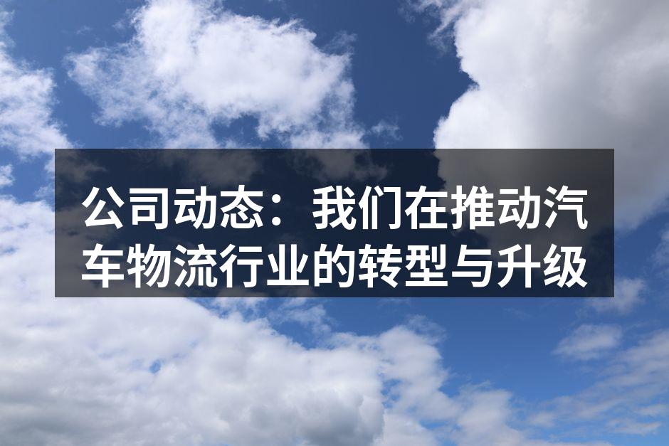 公司新推出的物流管理系统界面